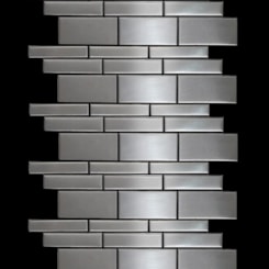 Pastilha Catavento Gravações Mecânicas Diagonais Mozaik 5x5cm