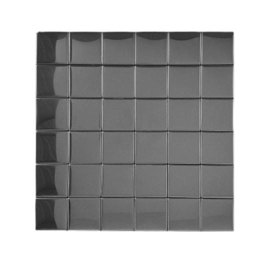 Pastilha Junta Seca Prata Polida Mozaik 5x5cm - Imagem principal - 3eb549a6-9d94-41cf-ad80-747b7dfbd284