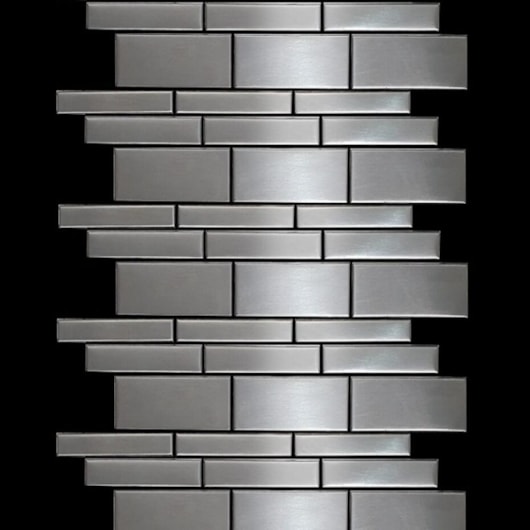 Pastilha Junta Seca Prata Polida Mozaik 5x5cm - Imagem principal - 996d1def-6e3c-4482-990f-5c70d79add39
