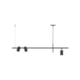 Pendente Barão Mr16 3x Preto Fosco Taschibra - a261f680-127f-41a3-bed6-77e46269089e