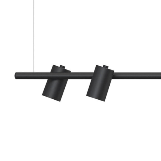 Pendente Barão Mr16 3x Preto Fosco Taschibra - Imagem principal - 9e0340a6-de0b-4b3d-8e97-1440a382a0dd