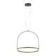 Pendente Cage Preto Fosco 20w 3000k Led Bivolt Emissão De Luz Amarela Ø50cm Avant - d876757d-cd29-459c-85d4-ab63ecd7b934