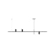 Pendente Conde 3X E27 Preto Fosco Taschibra - 6253b873-ee91-4083-aeee-6965ac7a3bce