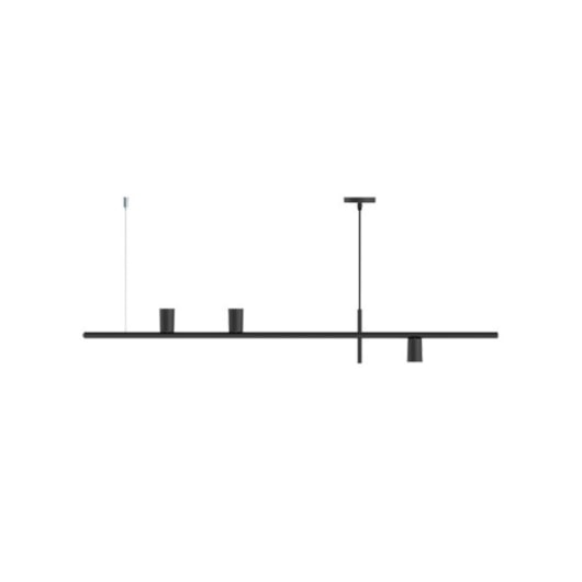 Pendente Conde 3X E27 Preto Fosco Taschibra - Imagem principal - b3cbf65d-76af-4803-95bc-246363215657