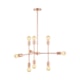 Pendente De Aço Hash Para 9 Lâmpadas E27 Cobre Fosco Avant - c1283a33-5911-4f70-a1d3-470b350eb2d6