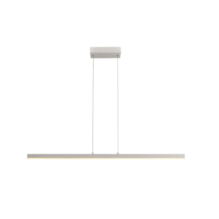 Pendente Hasta Recta Branco Fosco Avant 1m Luz Neutra 4000k