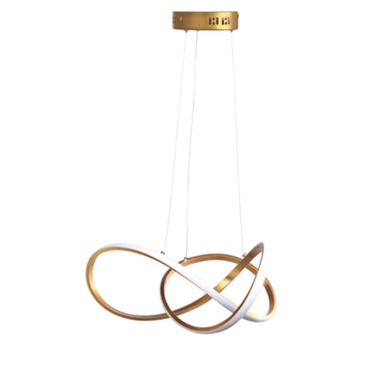 Pendente Led Tóquio 3000K 30W Ouro Fosco Taschibra - Imagem principal - 5f18d938-a22a-4ae3-8235-ffffe543d919