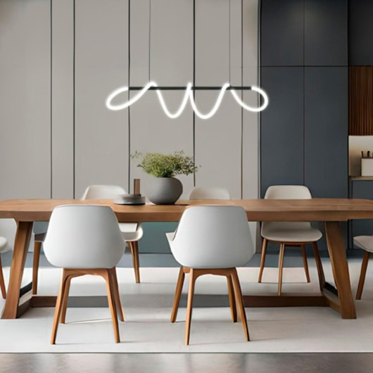 Pendente Led Zurique 3000K 40W Preto Taschibra - Imagem principal - 8c583fa3-2370-40e0-813a-5f674c8d8cc6