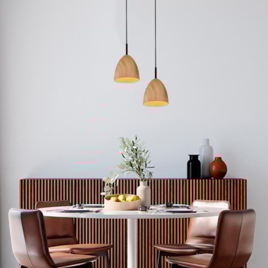 Pendente Legna 1xE27 Taschibra - Imagem principal - 6ac93eec-059c-4958-9211-d814979ab088