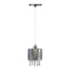 Pendente Versailles Vidro Fumê Canopla Cromado Avant 1 Lâmpada E27 - e6e7749e-0a1a-4b67-a588-41cacc2c47d2