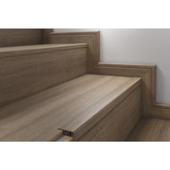 Perfil Frontal De Escada Tecno 4x210cm Cor 27 Eucafloor