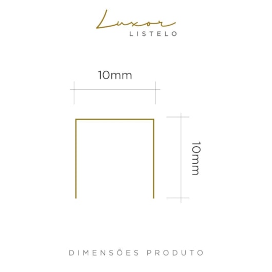 Perfil Luxor 111 Alumínio Com Pintura Eletrostática Rose Salmon Perfis Viscard - Imagem principal - d0f0fd28-da1b-493c-bec6-a790b627d343
