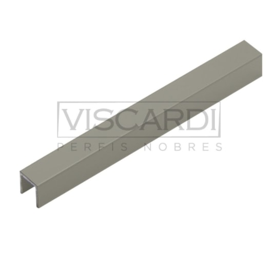 Perfil Luxor Alumínio Gray 100 Viscardi - Imagem principal - 7135820f-e92a-4172-b695-e06349f93fb7