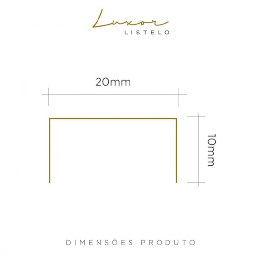 Perfil Luxor Champagne Brilho Viscardi - Imagem principal - 45748ecb-f0ae-4da3-b556-e9de135055e7