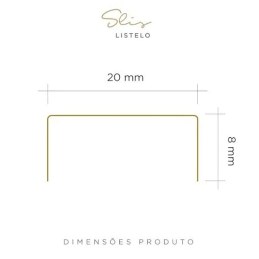 Perfil Parede Aço Inox 304 Slis Red Gold 133 Viscardi - Imagem principal - 31a1da4d-0b85-4630-a445-35370e16175b