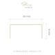 Perfil Parede Aço Inox 304 Slis Red Gold 133 Viscardi - e2498e2f-2b50-4e01-b953-be7f2205b457