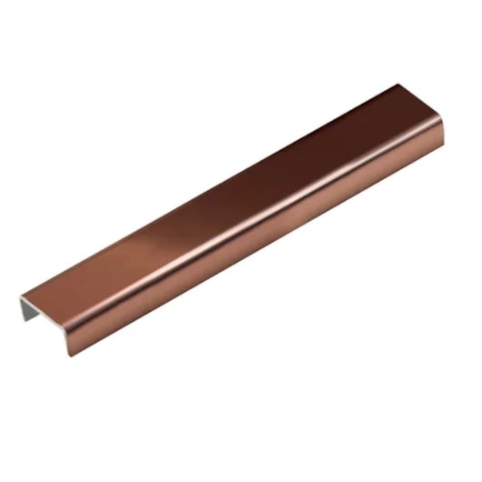 Perfil Parede Aço Inox 304 Slis Red Gold 133 Viscardi - Imagem principal - 3ce7cb02-b44e-4400-9807-ce90ed24f4fc