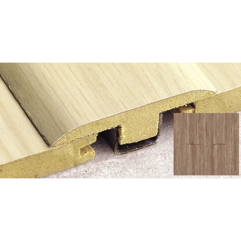 Moldura T Para Piso Laminado Perfil T Durafloor Carvalho Gante 45x2100mm - ABC da Construção