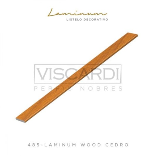 Perfil Viscardi Laminum 485 Wood Cedro - Imagem principal - f99eafe5-3d48-4f4c-821a-2d6f00b1c6ce