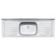 Pia De Apoio 160x55cm Aço Inox Tramontina - f5346a96-8ede-4925-a700-1f06512cb4cb