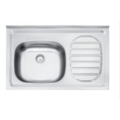 Pia De Apoio Em Aço Inox Filo Tramontina 80x50cm