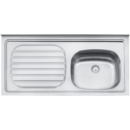Pia De Inox Standard 100x50cm Com Válvula 3.1/2' 93422/507 - Imagem principal - 4c4bee20-7ee0-47e5-83f4-41ea46faa629