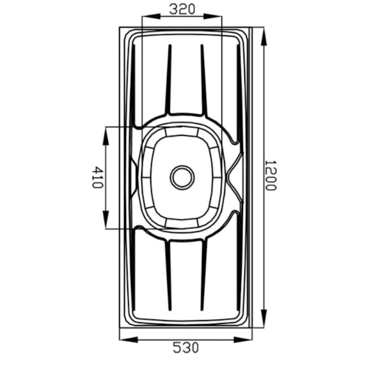 Pia Plus30 01 Cuba N4 Concreto Aerado GhelPlus 1200X530X110Mm - Imagem principal - 9ba6a436-895d-4f35-a64a-83849fafaa0e
