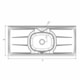 Pia Plus30 Cuba 3.1/2 N4 Concreto Aerado GhelPlus 1600X530X110Mm - 00764b52-b668-441d-9f08-cc7fd56fbb74