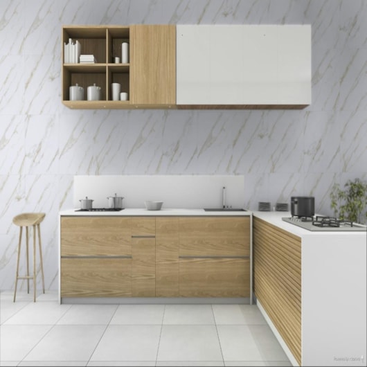 Piso Cerâmico Embramaco Elegance Calacata RT60862 Brilhante 60x60cm Retificado - Imagem principal - dbdc55cc-21a7-46d7-8336-1fa7e8d3636b