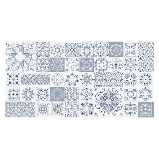 Piso Cerâmico Embramaco Gran Mikonos Decor 60615 Inktec 62x122cm Retificado - Imagem principal - 2454b0e1-b51b-456b-92e2-fdff3e2b891e