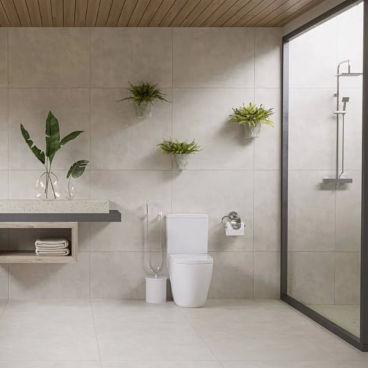 Piso Cerâmico Embramaco Nevada Mate Acetinado 60X60 Retificado - Imagem principal - 506996a8-83ae-45a9-bb2d-2e82e5497676