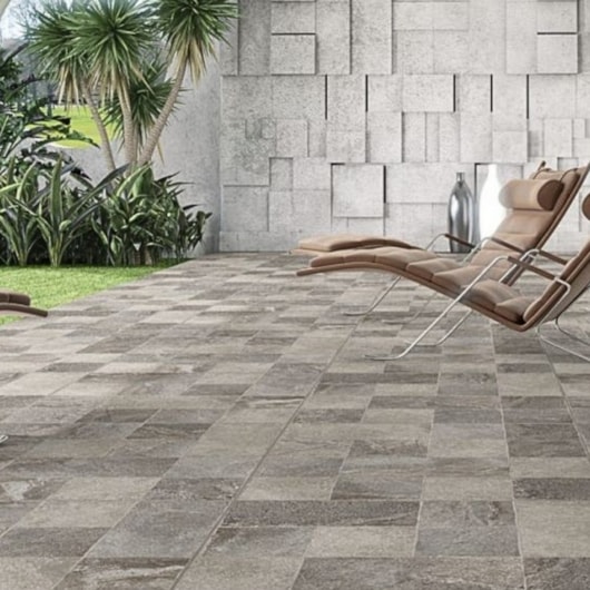 Piso Cerâmico Embramaco Pávia Gray Pedra Externo 60,5x60,5cm Bold  - Imagem principal - 54a65f47-bdc4-4c8c-a8b2-a6459c0eee62