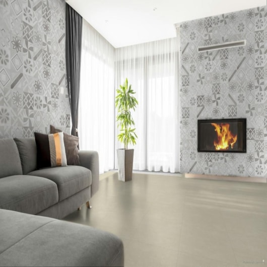 Piso Cerâmico Embramaco Sevilha Decor 64x123cm Retificado - Imagem principal - 9655ce4b-9b20-41bd-bf39-f1ae4ea8e263