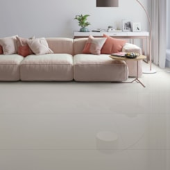 Piso Ceramico Incopisos Marmo Capuccino Crema Polido 74,5x74,5cm Retificado