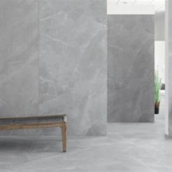 Piso Ceramico Incopisos Marmo Pulpis Gray Acetinado 75,5x75,5cm Retificado