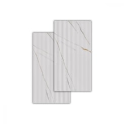 Piso Ceramico Incopisos Vivence Fileto Oro Acetinado 39x75,5cm Retificado