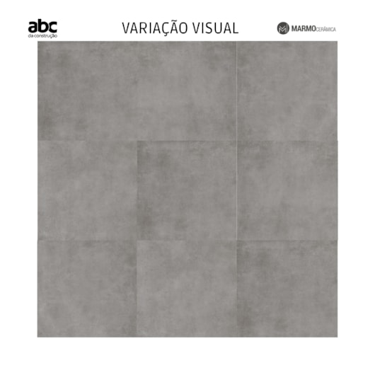 Piso Ceramico Marmocerâmica Concret Gray Acetinado 75,5x75,5cm Retificado - Imagem principal - 24de51f0-a447-45e6-9d2c-3798b3028c52