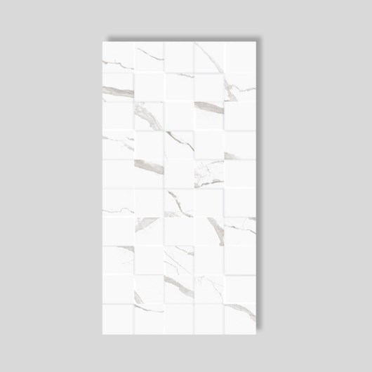 Piso Ceramico Marmocerâmica Square Mont Blanc Acetinado 39x75,5cm Retificado - Imagem principal - 25846148-32a1-453f-ab10-27742e0d902b