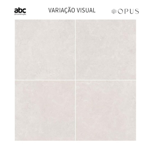 Piso Cerâmico Opus Sand Mate 66x66cm Retificado ABC da Construção
