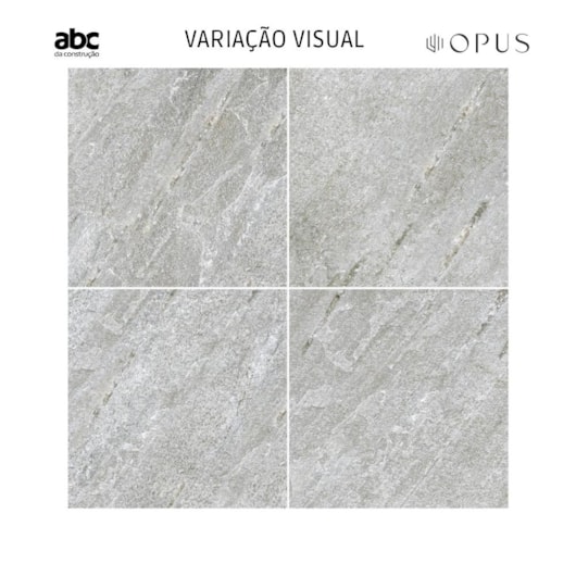 Piso Cerâmico Opus Stone Granilha 66x66cm Retificado - Imagem principal - 96b4f830-4f65-4a94-bdef-d79068b2d9c4