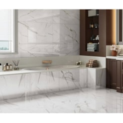 Piso Embramaco Calacata Gold Lux 63x122cm Retificado