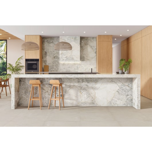 Piso Embramaco Marmo Patagonia Lux Mag Polido 85x85cm Retificado - Imagem principal - 91db89b0-63fe-44d9-922b-2a427c77292c