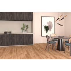 Piso Laminado Cacau Prime Click  Eucafloor 21,7x135,7cm Click