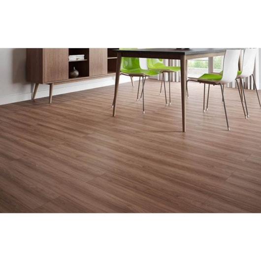 Piso Laminado Durafloor Spot Click 18,7x134cm Ouro Preto - Imagem principal - 15d2127c-b5da-4586-a50f-faec533be96f