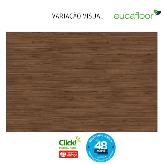 Piso Laminado Eucafloor Acqua Max Elegance Noce Borgonha(R)(27) 35,7x135,7cm - Imagem principal - 571e9998-9192-4945-a6c3-d484889b9feb