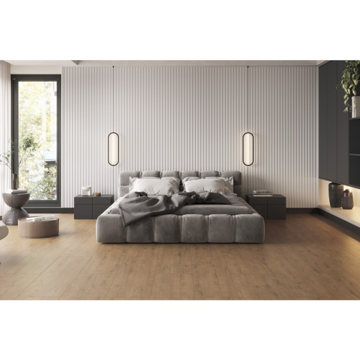 Piso Laminado Eucafloor Max Elegance Click Claire Oak 35,7x135,7cm