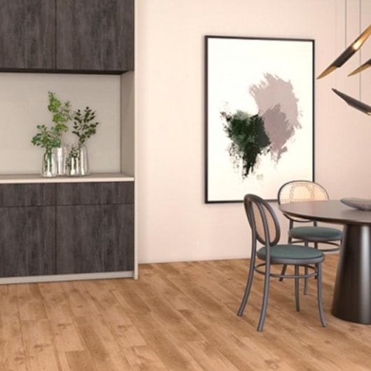 Piso Laminado Eucafloor Prime Cacau 19,7x135,7cm - Imagem principal - 1338032f-51de-46bc-a140-803b0794d6af