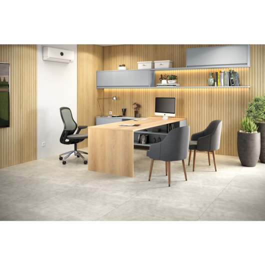 Piso Laminado Eucafloor Square Concreto 90,6x90,6cm - Imagem principal - 036f9e3b-1034-4746-9bfe-0fc6ead9e48c