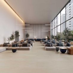 Piso Vinílico Biancogres Pro Atacama Beige 3mm Capa 0,55 94x94cm