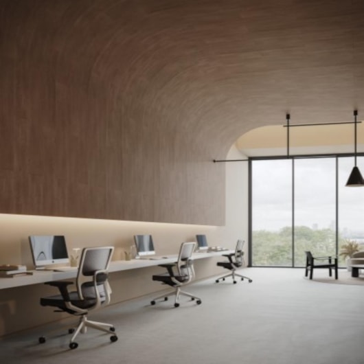 Piso Vinílico Biancogres Pro Cemento Grigio 94x94cm Retificado - Imagem principal - d4765406-1946-489c-a421-0a90642334bf